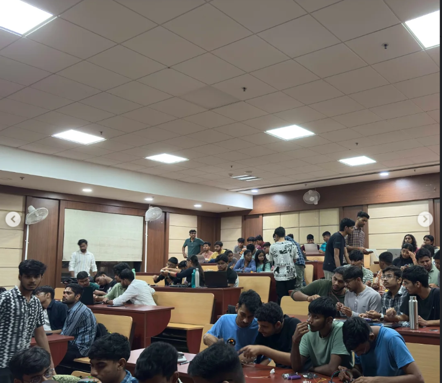 IEEE RGIPT workshop in the lecture hall
